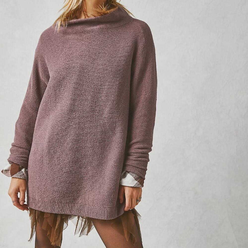 Free People Ottoman Slouchy Tunic in Nutmeg